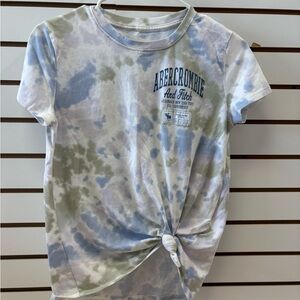 Abercrombie Kids Tie-Dye T-Shirt - Green and Blue